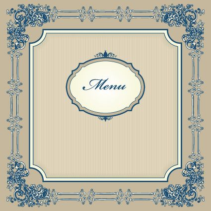 Retro style frames with ornament vector 05 Retro font ornament frames frame elements element   