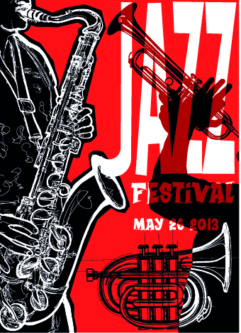 Jazz poster publicize template vector 05 template vector template publicize poster Jazz   