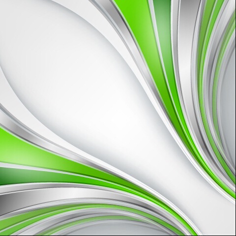 Chrome wave with abstract background vector 01   