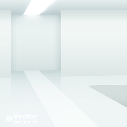 Set of Empty white interior backgrounds design vector 02 white interior empty   