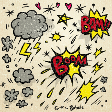 Speech bubbles cartoon explosion styles vector set 06 speech bubbles speech explosion bubbles   