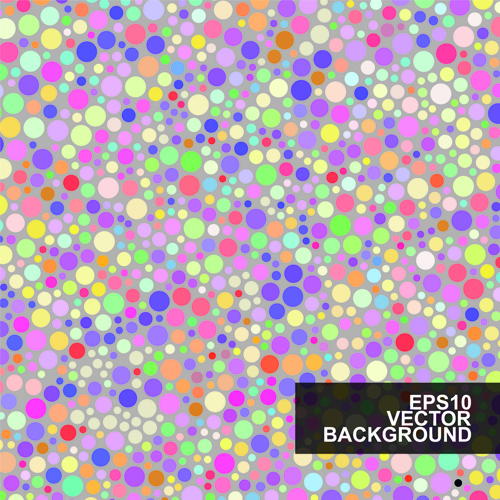 Multicolor dot pattern vector background 01 multicolor dot background   