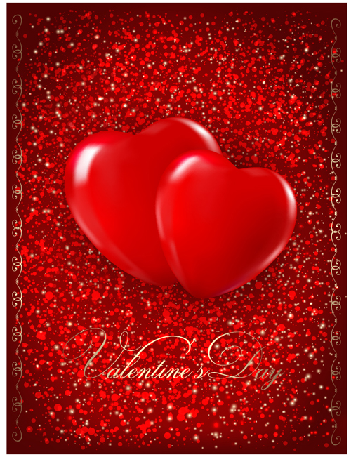 Valentine Day elements vector cards 08 Valentine day Valentine elements element cards card   