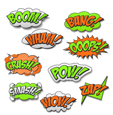 Speech bubbles cartoon explosion styles vector set 07 speech bubbles explosion cartoon bubbles   