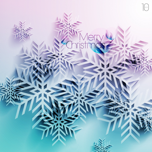 Vector snowflake creative background design 01 snowflake creative background design   