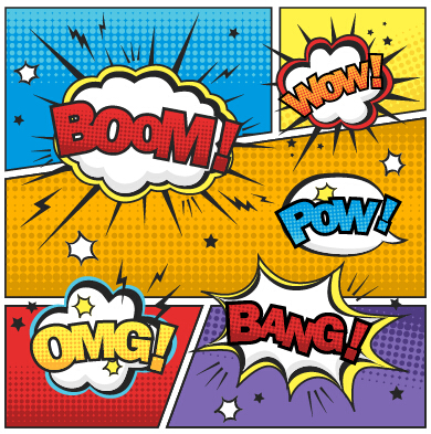 Speech bubbles cartoon explosion styles vector set 03 speech bubbles explosion cartoon bubbles   