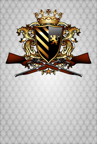 Luxury arms with badge labels background vector 02 labels label background vector background   