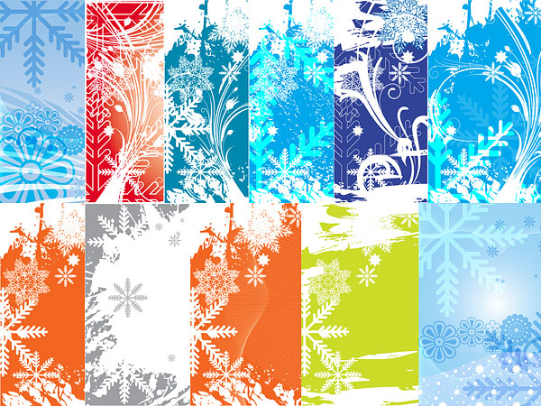 Snow style winter snow pattern   