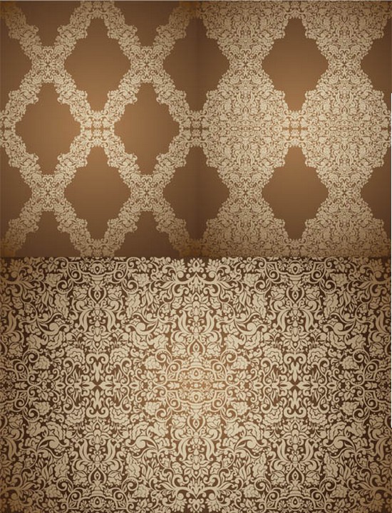 Damask art pattern vectors damask   