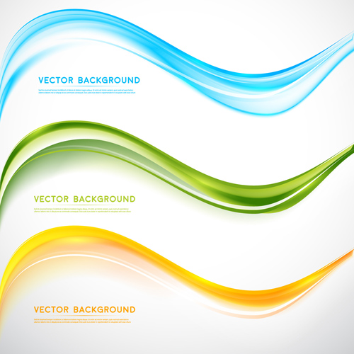 Refreshing wavy art background vector wavy refreshing background   