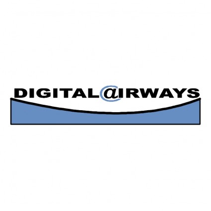 Creative Digital airways vector logo digitalairways   