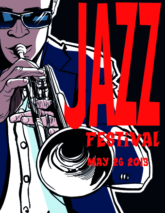 Jazz poster publicize template vector 04 template vector template publicize public poster Jazz   