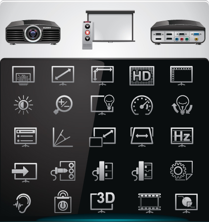 Vector set of Modern appliances HD icons 02 modern icons icon appliances   