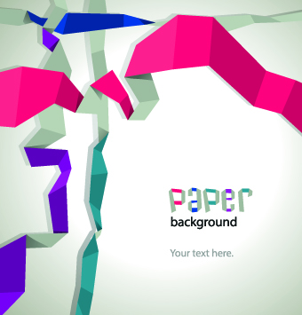 Color paper ribbon background graphic 02 ribbon paper background   