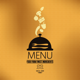 Vector set of restaurant menu cover 03 restaurant menu cover   