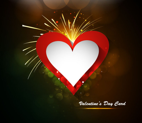 Stylish Valentine Day Card element vector 06 Valentine day Valentine stylish card   