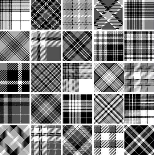 Plaid fabric patterns seamless vector 25 seamless plaid patterns fabric pattern fabric   