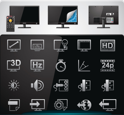 Vector set of Modern appliances HD icons 03 modern icons icon appliances   