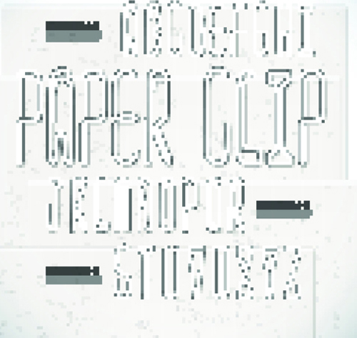 Paper shaped of Alphabet and numbers vector art 05 shaped paper numbers alphabet   