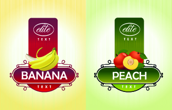 Different Fruit stickers vector set 03 stickers sticker fruit different   