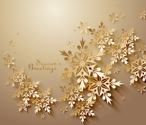 Vector snowflake creative background design 02 snowflake creative background   