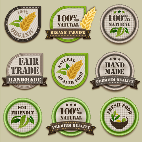 eco and food label vector art label food label food eco   