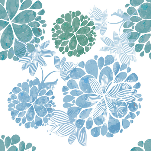 Elegant flower art pattern seamless vector 01 seamless pattern flower elegant   