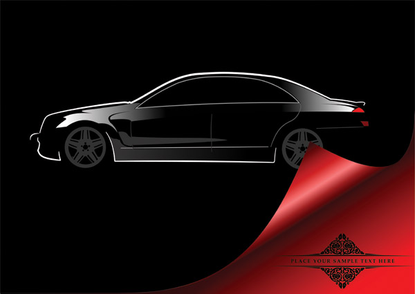 Shiny car black background design vector 04 shiny car black background black background design background   