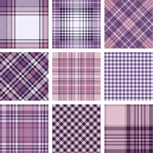 Plaid fabric patterns seamless vector 11 seamless plaid patterns fabric pattern fabric   