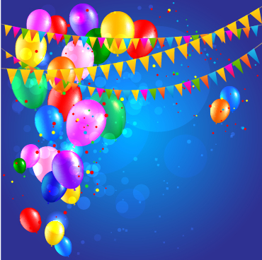 Colored confetti with happy birthday background vector 03 happy birthday colored birthday background vector background   