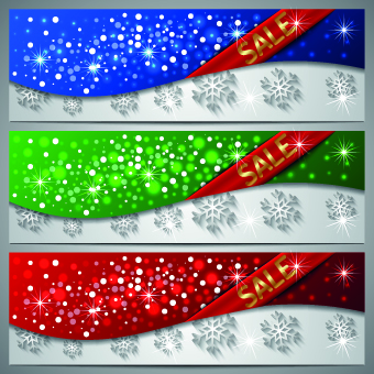 Gloss Christmas sale banner vector 02 christmas banner   