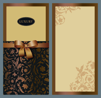 Delicate bow Invitation cards design vector 04 invitation cards invitation delicate cards card bow   