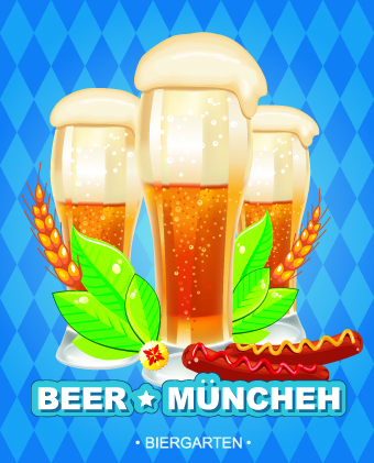 Beer design background vector 01 beer background vector background   