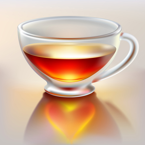Set of teapot and tea cup vector 01 teapot tea cup   