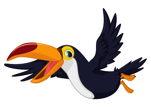 Cartoon toucan bird vector 04 toucan bird cartoon bird   