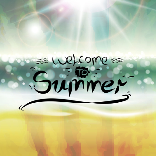 Summer Backgrounds with light vector dot 04 summer light backgrounds background   