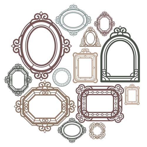 Frames vintage styles design vector 02 vintage styles frames design   