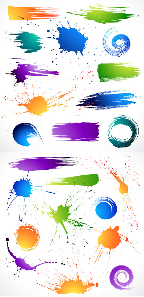 Spray Effect Vector vector spray effect   