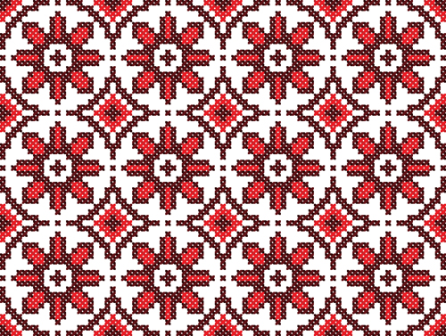 Ukraine Style Fabric ornaments vector graphics 13 Ukraine pattern ornaments ornament fabric   