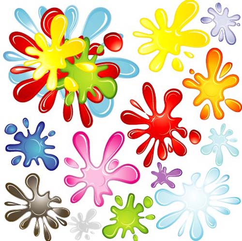 Different colors of rainbow backgrounds vector 04 rainbow different colors   