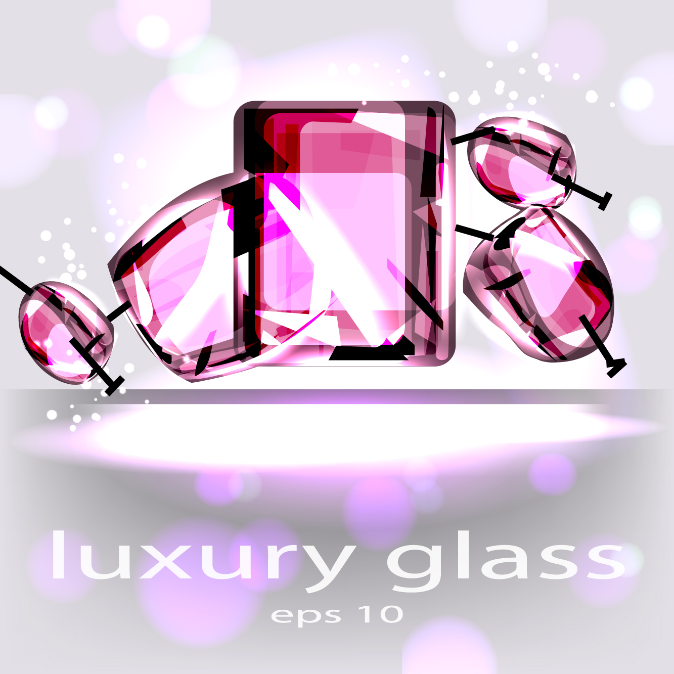 Sparkling Glass elements background vector 01 sparkling elements element background vector background   