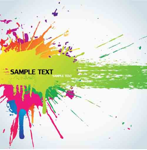 Different colors of rainbow backgrounds vector 03 rainbow different colors   