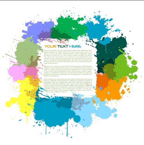 Different colors of rainbow backgrounds vector 05 rainbow different colors color   