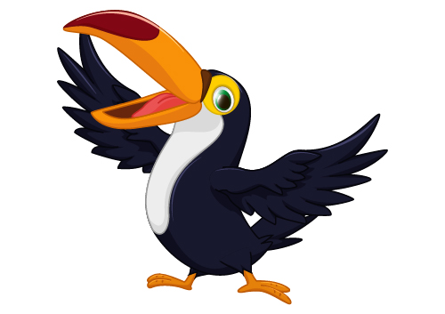Cartoon toucan bird vector 03 toucan bird toucan cartoon bird   
