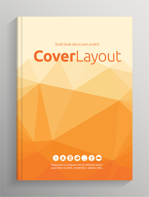 Brochure and book cover creative vector 02 creative cover brochure book   