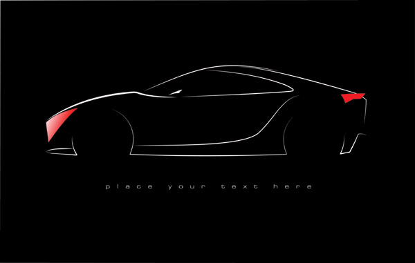 Shiny car black background design vector 03 shiny car black background black background design   