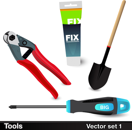 Various of life tool vector set 06 Various tools tool life   