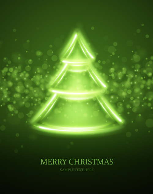 Elements of Abstract christmas tree vector material 05 material elements element christmas tree christmas abstract   