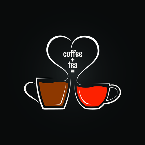 Vector coffee menu logo design 01 Vector coffee menu coffee   