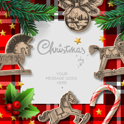 Wooden baubles merry christmas vector cards 06 wooden merry christmas merry christmas baubles   